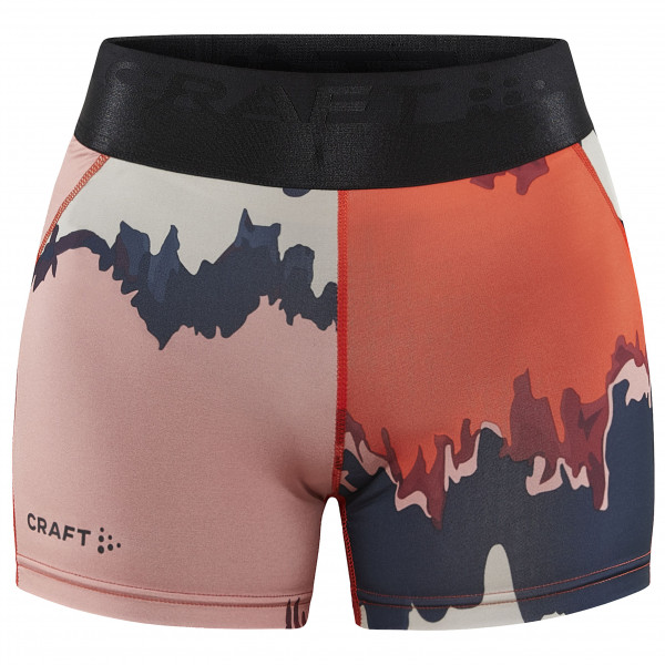 Craft – Women’s Core Essence Hot Pants – Laufshorts Gr L;M;S;XL;XS bunt;schwarz