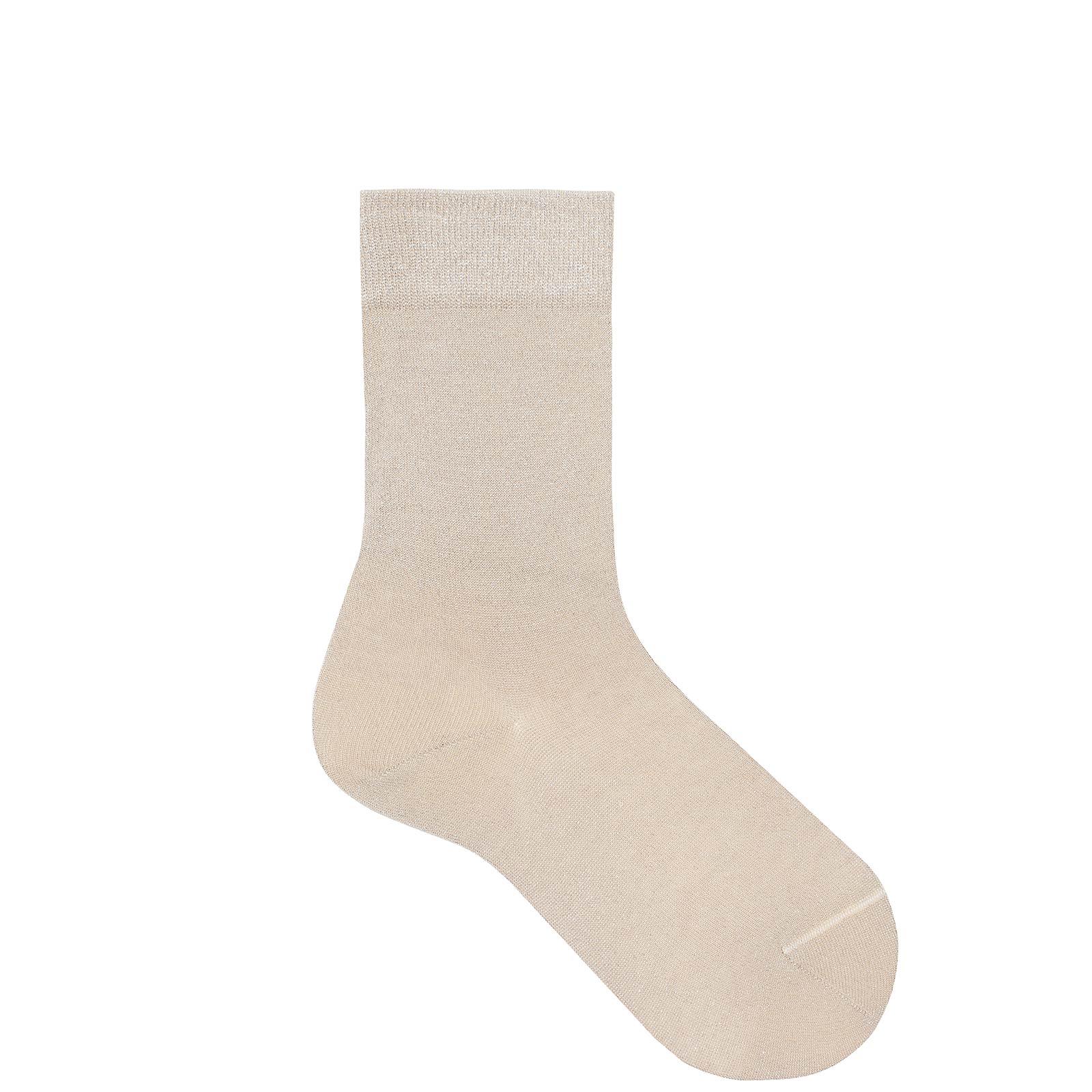 KUNERT Damen GLIMMER - 35/38 - Damen Socken mit modischem Glanz-Effekt - Beige Gold (Beige)