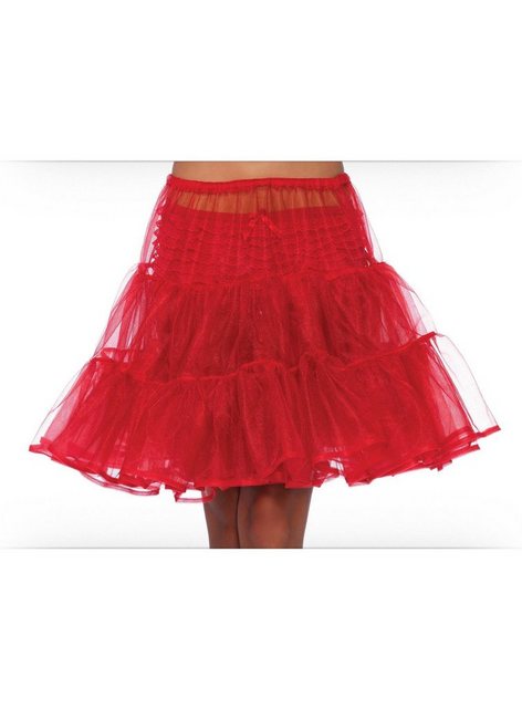 Leg Avenue Kostüm "Petticoat knielang rot", Mittellanger Unterrock als Ergänzung zahlreicher Kostüme