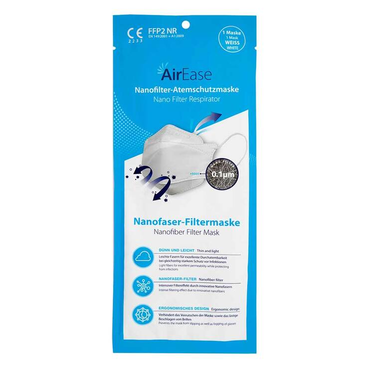 Air Ease FFP2 Nanofilter Maske