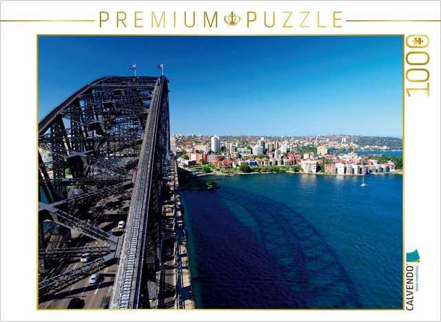 CALVENDO Puzzle CALVENDO Puzzle Blick auf Nord-Sydney 1000 Teile Lege-Größe 64 x 48 cm Foto-Puzzle Bild von Melanie Viola, 1000 Puzzleteile