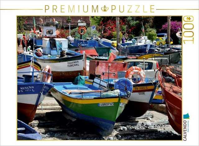 CALVENDO Puzzle CALVENDO Puzzle Fischerboote 1000 Teile Lege-Größe 64 x 48 cm Foto-Puzzle Bild von uwela, 1000 Puzzleteile