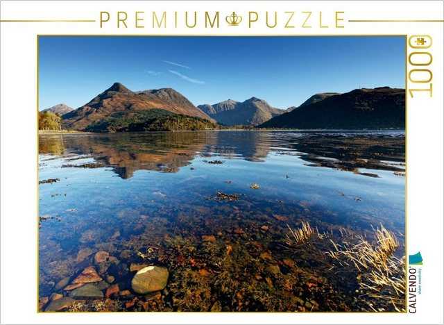 CALVENDO Puzzle CALVENDO Puzzle Glencoe Village, Loch Leven Schottland 1000 Teile Lege-Größe 64 x 48 cm Foto-Puzzle Bild von Martina Cross, 1000 Puzzleteile