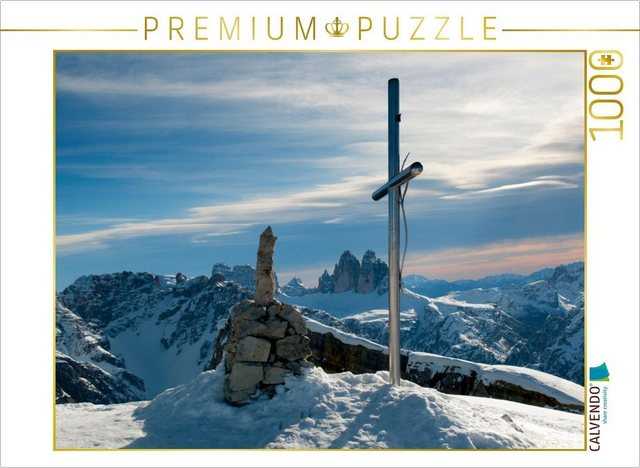 CALVENDO Puzzle CALVENDO Puzzle Helltaler Schlechten - Pragser Dolomiten 1000 Teile Lege-Größe 64 x 48 cm Foto-Puzzle Bild von Georg Niederkofler, 1000 Puzzleteile