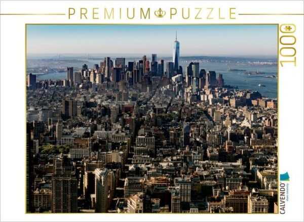 CALVENDO Puzzle CALVENDO Puzzle New York Stadtübersicht 1000 Teile Lege-Größe 64 x 48 cm Foto-Puzzle Bild von Kurt Krause, 1000 Puzzleteile