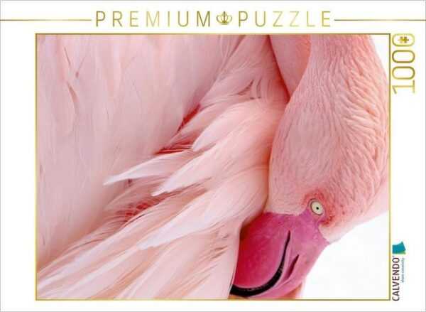 CALVENDO Puzzle CALVENDO Puzzle Rosa Flamingo 1000 Teile Lege-Größe 64 x 48 cm Foto-Puzzle Bild von Heike Hultsch, 1000 Puzzleteile
