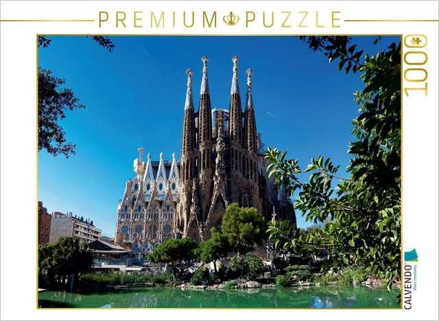 CALVENDO Puzzle CALVENDO Puzzle Sagrada Família 1000 Teile Lege-Größe 64 x 48 cm Foto-Puzzle Bild von Olaf Bruhn, 1000 Puzzleteile