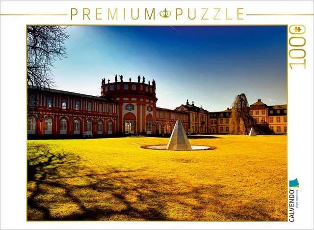 CALVENDO Puzzle CALVENDO Puzzle Schloss Biebrich 1000 Teile Lege-Größe 64 x 48 cm Foto-Puzzle Bild von Claus Eckerlin, 1000 Puzzleteile