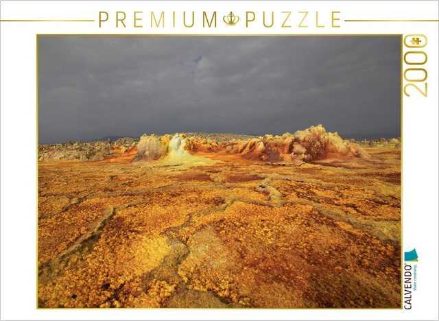 CALVENDO Puzzle CALVENDO Puzzle Schwefelebenen in der Danakil Wüste 2000 Teile Lege-Größe 90 x 67 cm Foto-Puzzle Bild von Michael Herzog, 2000 Puzzleteile