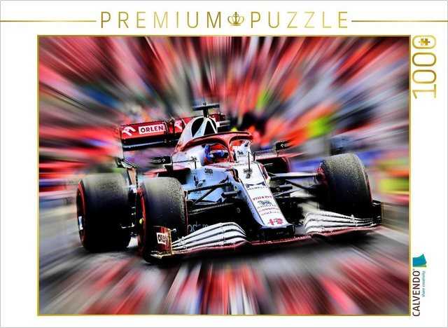 CALVENDO Puzzle CALVENDO Puzzle Seit 2001 startete der Finne Kimi Räikkönen in der Formel 1, gewann einen Weltmeistertitel und beendete seine Karriere Ende 2021. 1000 Teile Lege-Größe 64 x 48 cm Foto-Puzzle Bild von DeVerviers, 1000 Puzzleteile