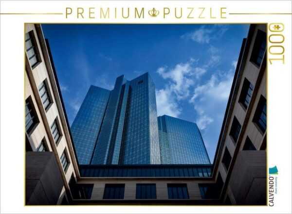 CALVENDO Puzzle CALVENDO Puzzle Twin Towers Deutsche Bank 1000 Teile Lege-Größe 64 x 48 cm Foto-Puzzle Bild von Markus Pavlowsky, 1000 Puzzleteile