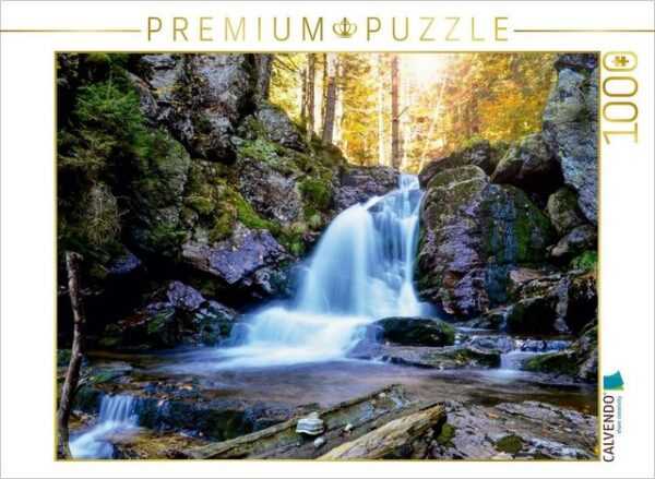 CALVENDO Puzzle CALVENDO Puzzle Wasserfall 1000 Teile Lege-Größe 64 x 48 cm Foto-Puzzle Bild von Christian Haidl, 1000 Puzzleteile