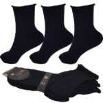 NEO-24 Gesundheitssocken 3er Pack Damen Socken “Anti Stress” Komfortbund Diabetikersocken venen (Spar-Packung, 3-Paar) Wellness für die Füße