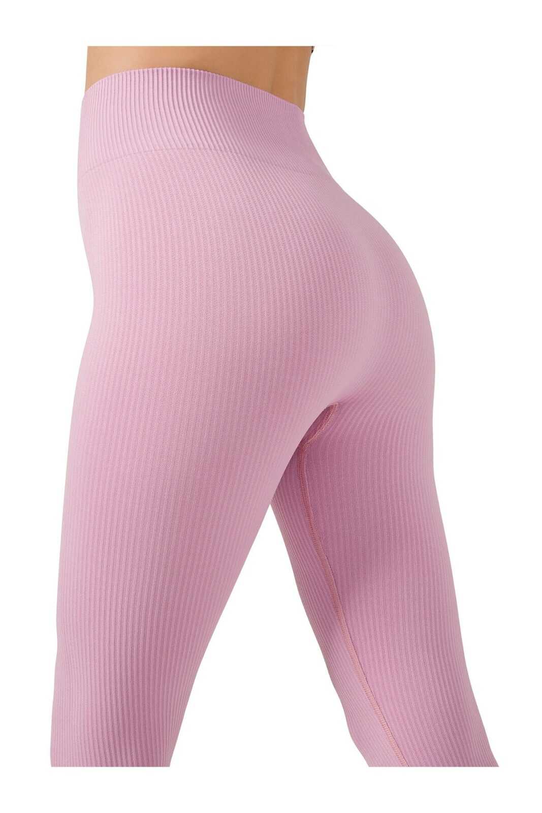 LOS OJOS Sport-leggings Lila Hoher Bund für Damen - L/XL