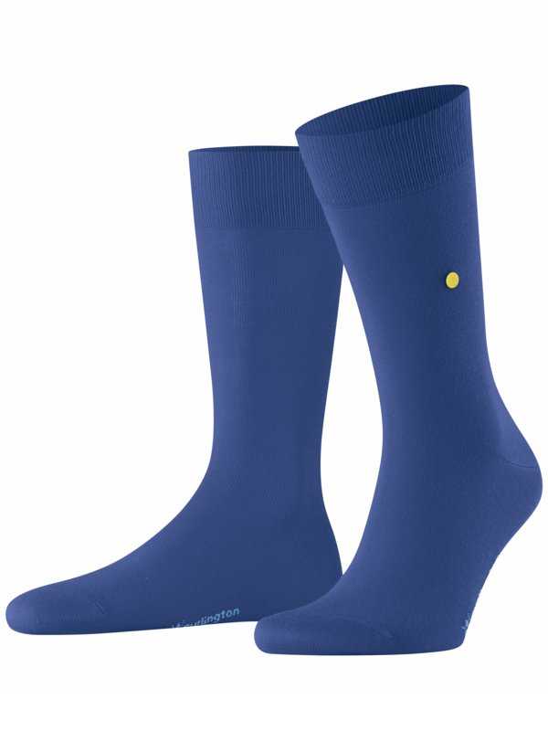 Socken aus Bio-Baumwolle in Einheitsgröße 40 bis 46 von Burlington in Blau