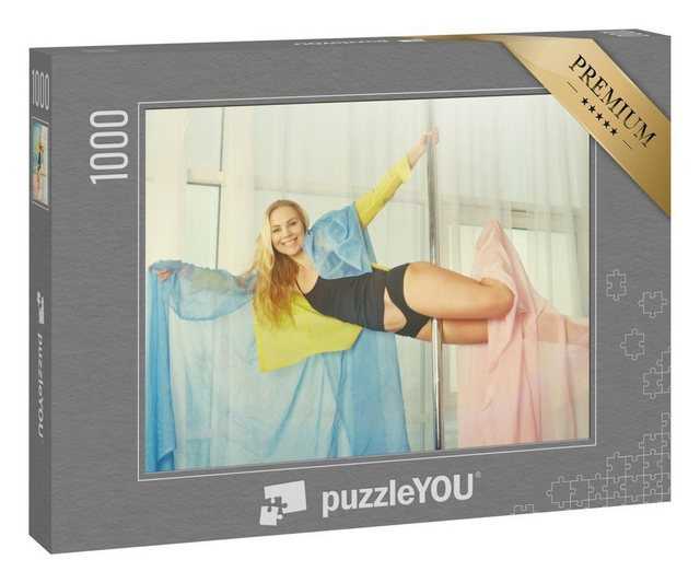 puzzleYOU Puzzle Pole Dance mit Tüchern, 1000 Puzzleteile, puzzleYOU-Kollektionen Erotik
