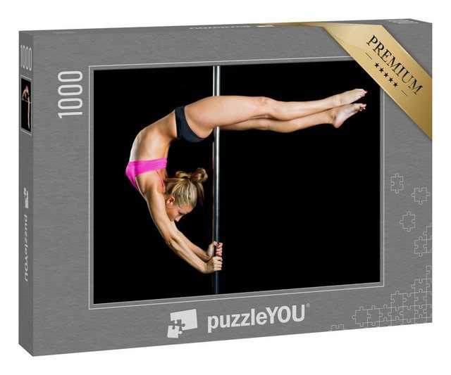 puzzleYOU Puzzle Sportlich und sexy: Position beim Pole Dance, 1000 Puzzleteile, puzzleYOU-Kollektionen Erotik