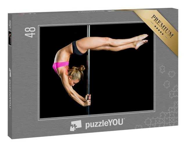 puzzleYOU Puzzle Sportlich und sexy: Position beim Pole Dance, 48 Puzzleteile, puzzleYOU-Kollektionen Erotik