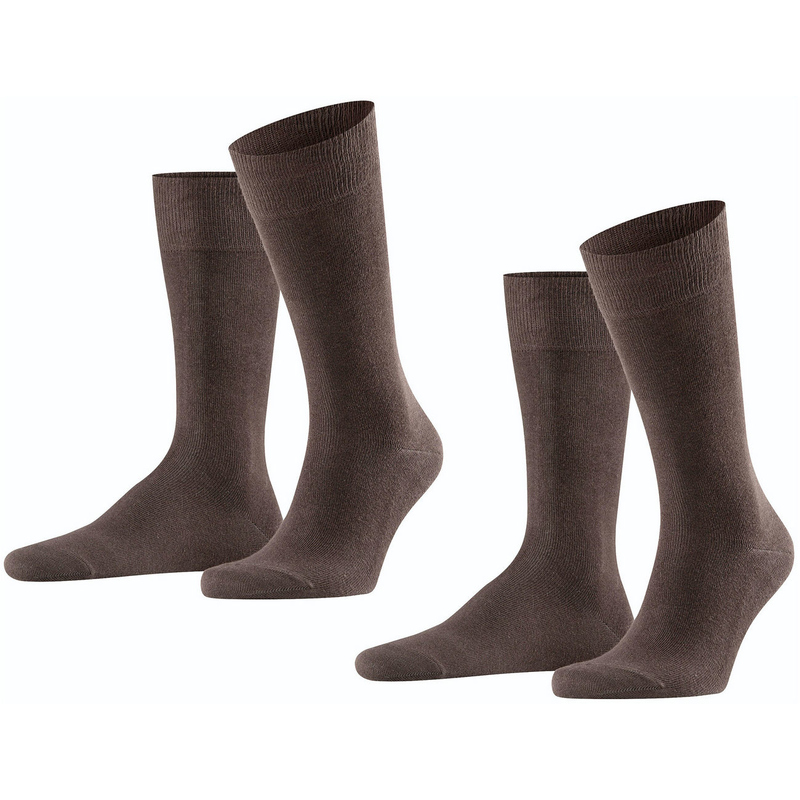 2er Pack FALKE Swing Socken Herren brown 43-46