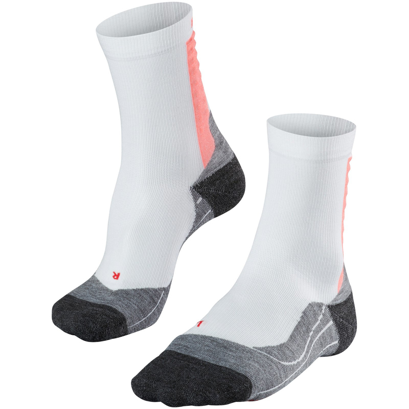 FALKE Achilles Health Damen Laufsocken white-neon red 37-38