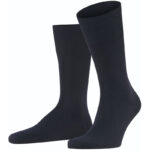 FALKE Airport Merino-Socken Herren dark navy 39-40