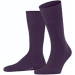 FALKE Airport Merino-Socken Herren wine berry 43-44