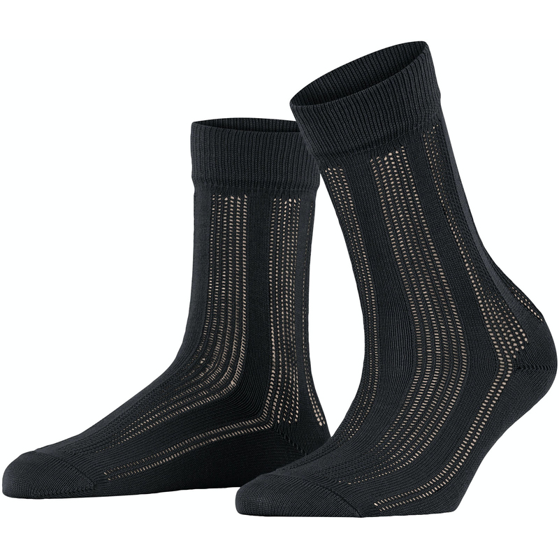 FALKE Baby Needle Socken Damen 3000 – black 35-38