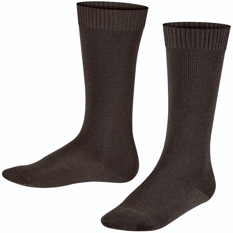 FALKE Comfort Wool Kniestrümpfe aus Wolle Kinder dark brown 39-42