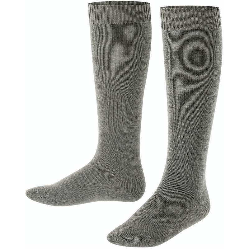 FALKE Comfort Wool Kniestrümpfe aus Wolle Kinder dark grey 23-26