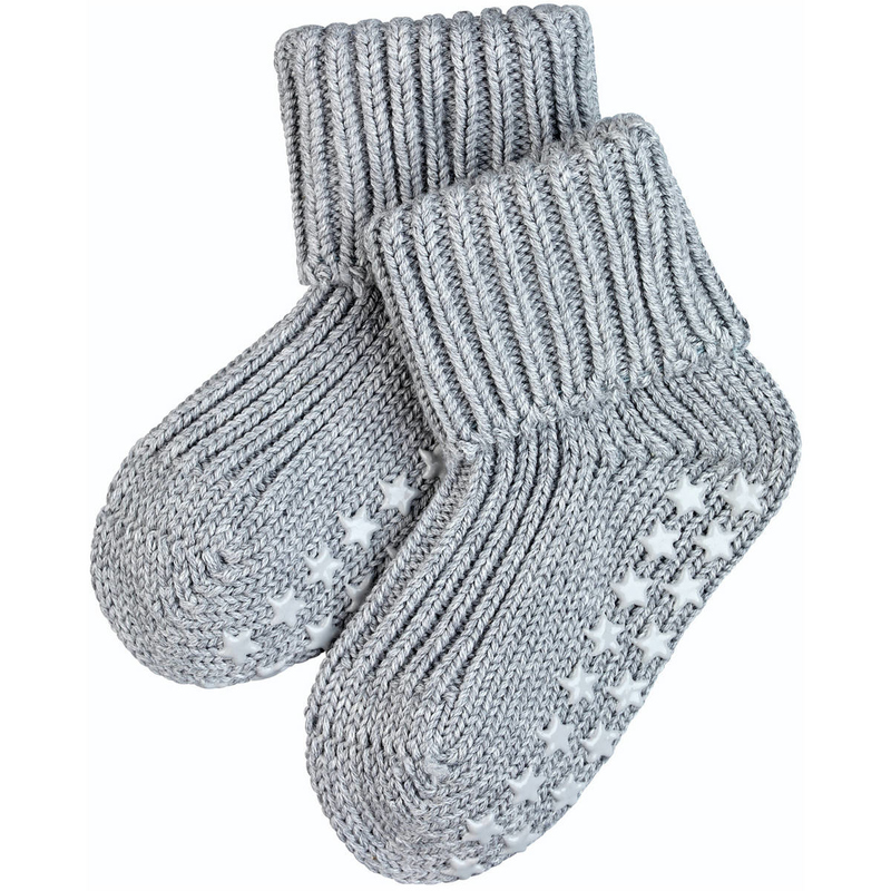 FALKE Cotton Catspads Baby-Stoppersocken light grey 74/80