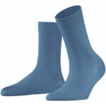 FALKE Cotton Touch Socken Damen dusty blue 35-38