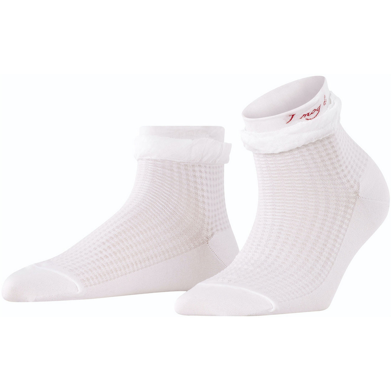 FALKE Festival Charme Socken Damen white 39-40