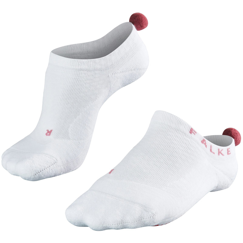 FALKE GO2 Pompom Golf Füßlinge Damen white/red 35-36