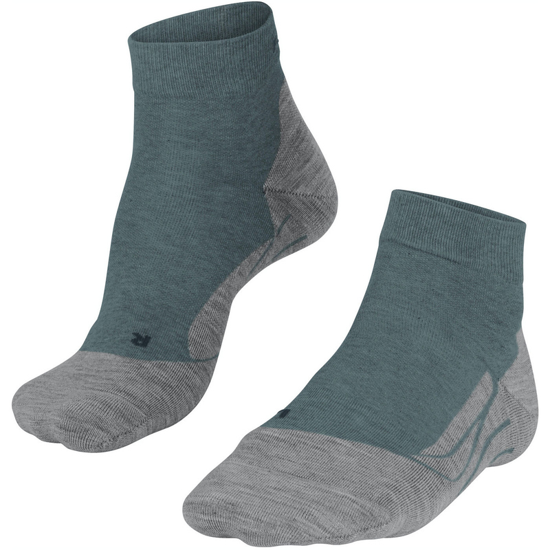 FALKE GO2 Short Socken Herren steel grey 39-41