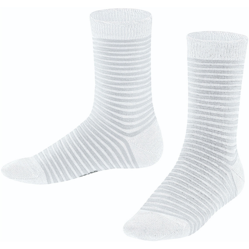 FALKE Glitter Stripe Kindersocken white 31-34