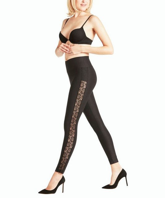 FALKE Leggings Lace Damen Leggings aus Polyester