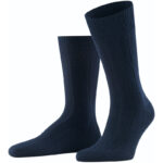 FALKE Lhasa Rib Socken Herren dark navy 43-46