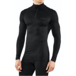 FALKE Maximum Warm langarm Funktionsshirt Herren black L