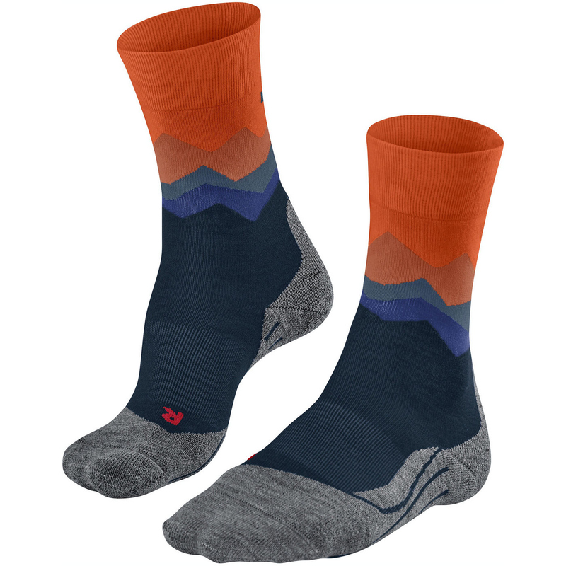 FALKE TK2 Crest Trekking Socken 6123-marine 44-45