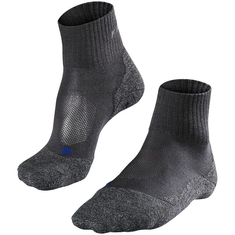 FALKE TK2 Short Cool Trekkingsocken Damen asphalt melange 35-36