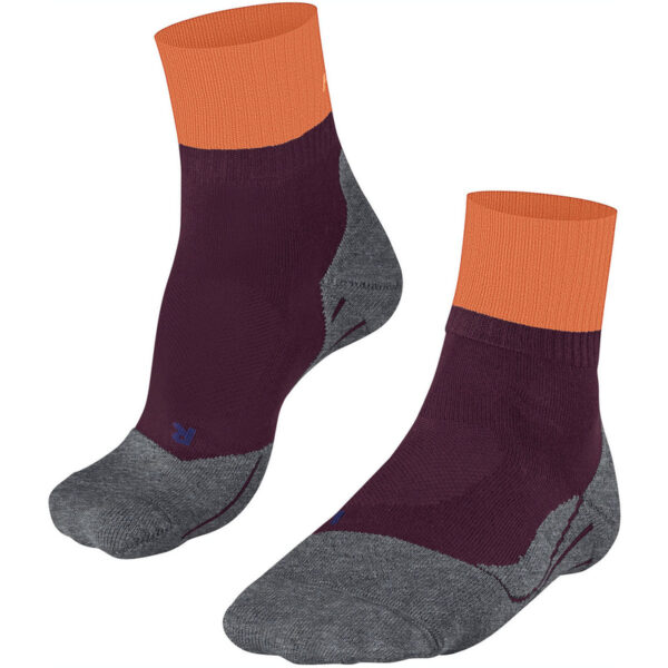 FALKE TK2 Short Cool Trekkingsocken Damen dark mauve 37-38 Hersteller: Falke Bestellnummer: