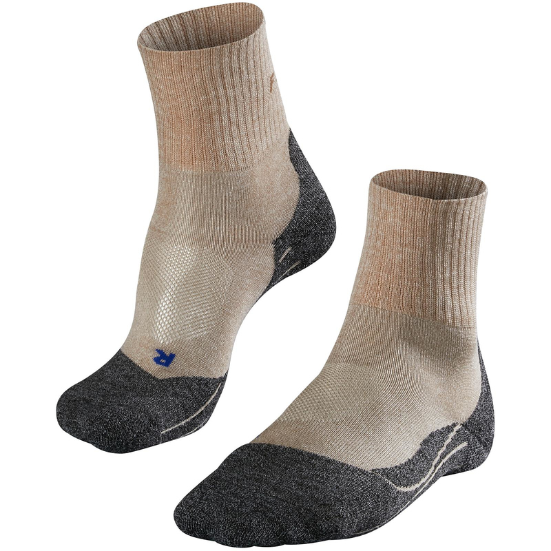 FALKE TK2 Short Cool Trekkingsocken Damen nature melange 37-38