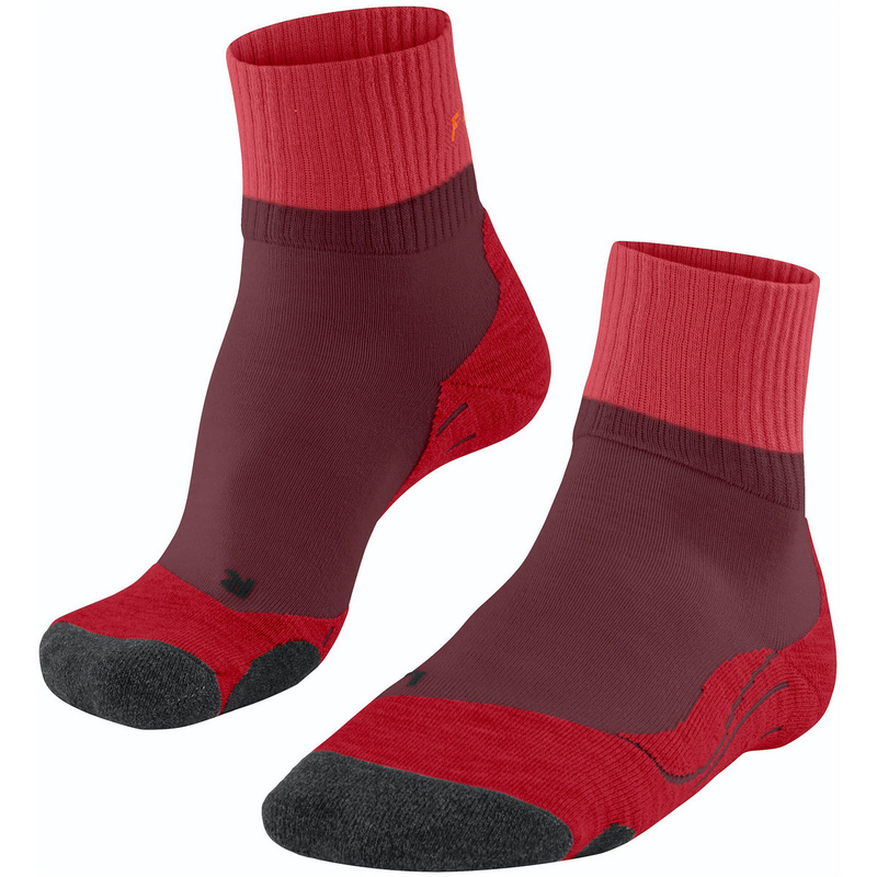 FALKE TK2 Short Socken Damen merlot 35-36