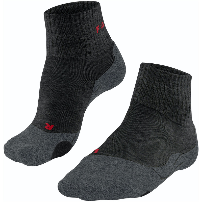 FALKE TK2 Short Socken asphalt melange 39-41