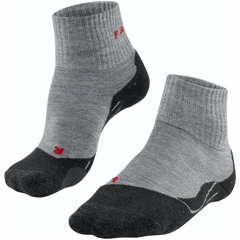 FALKE TK2 Short Socken light grey 39-41