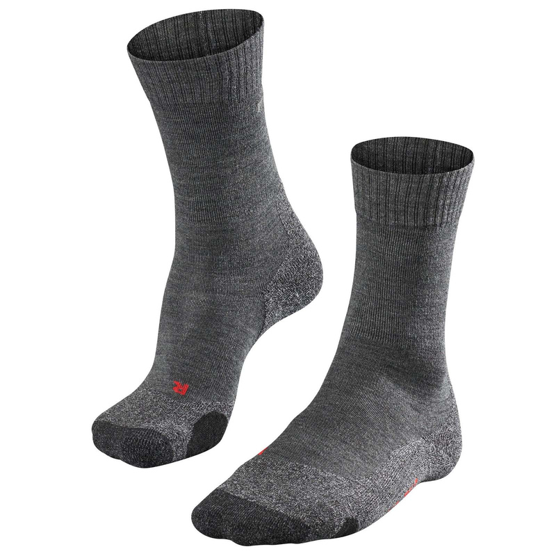 FALKE TK2 Trekkingsocken Damen asphalt mel 37-38