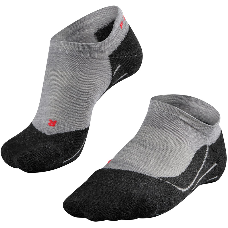 FALKE TK5 Invisible Trekkingsocken Füßlinge light grey 42-43