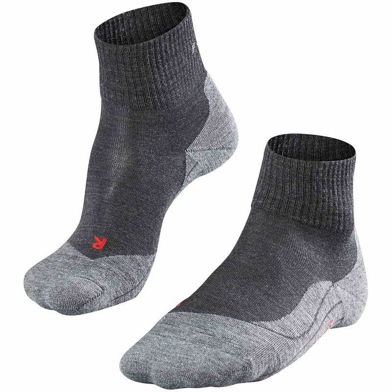 FALKE TK5 Trekkingsocken Short Damen asphalt melange 35-36