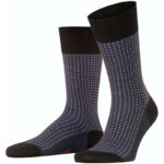 FALKE Uptown Tie Socken Herren black 39-40