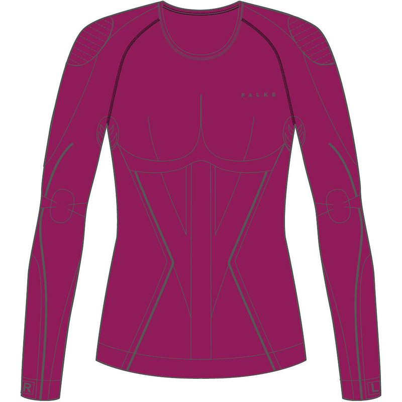 FALKE Warm langarm Funktionsshirt Damen radiant orchid L